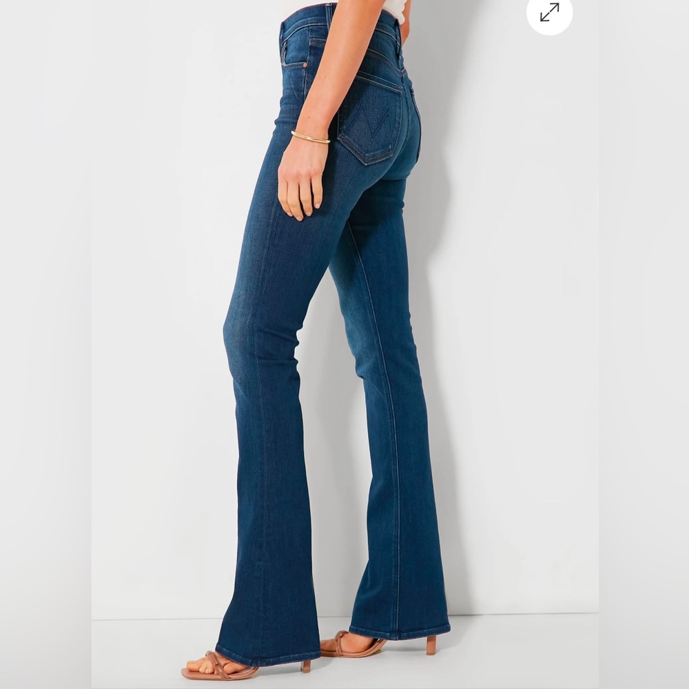 “Mother” The runaway bootcut Jeans in wash “Home movies”. Size 27